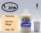 Preview: Porsche, Apricot Beige, 548 / E4: 20ml Lackstift, von ATW Autoteile West.